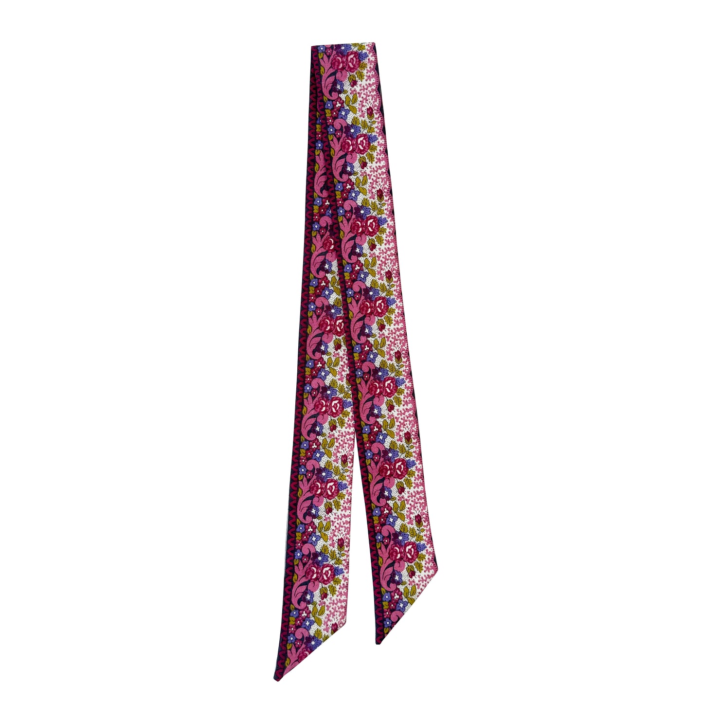 Rose Vintage Block Printed Souleiado Fabric Ribbon