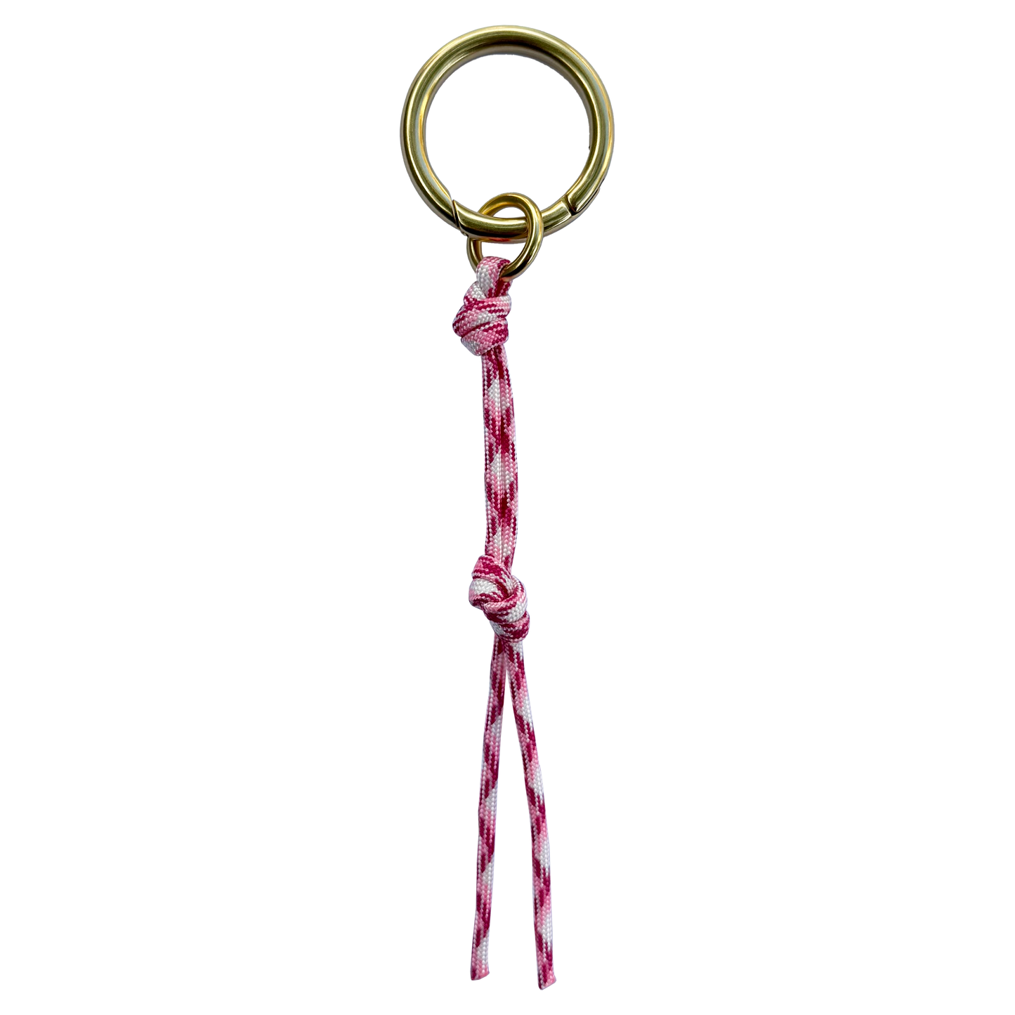 Double Knot Bag Charm - Raspberry