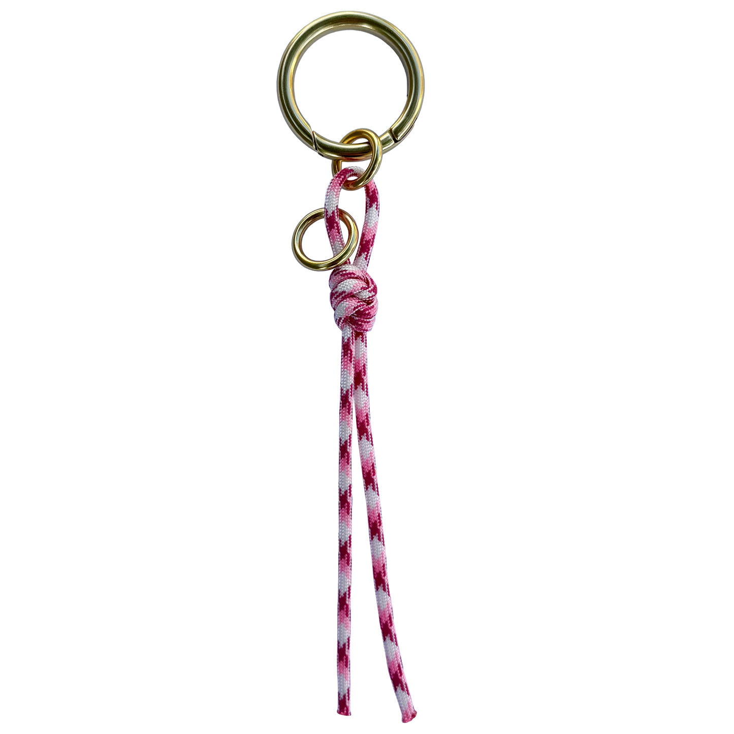 Snake Knot Bag Charm - Raspberry