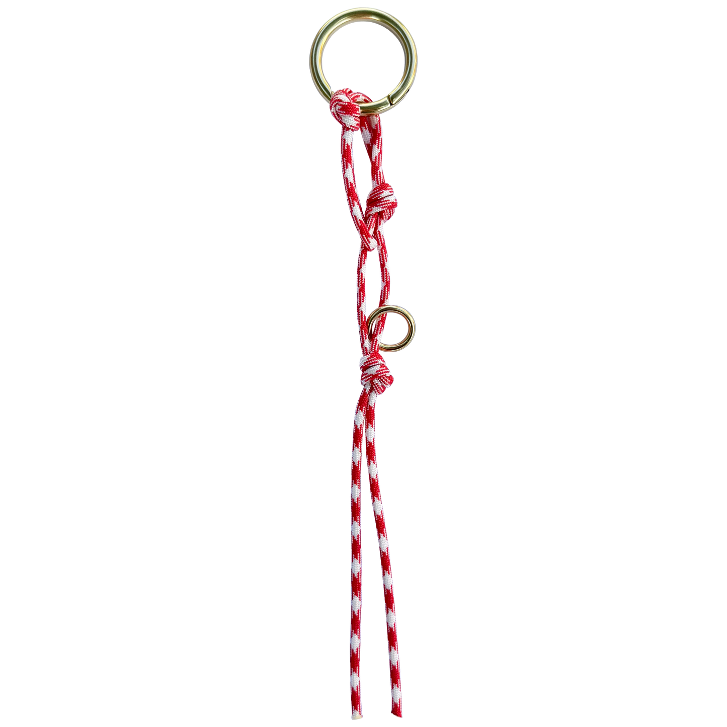 Double Loop Bag Charm - Cherry