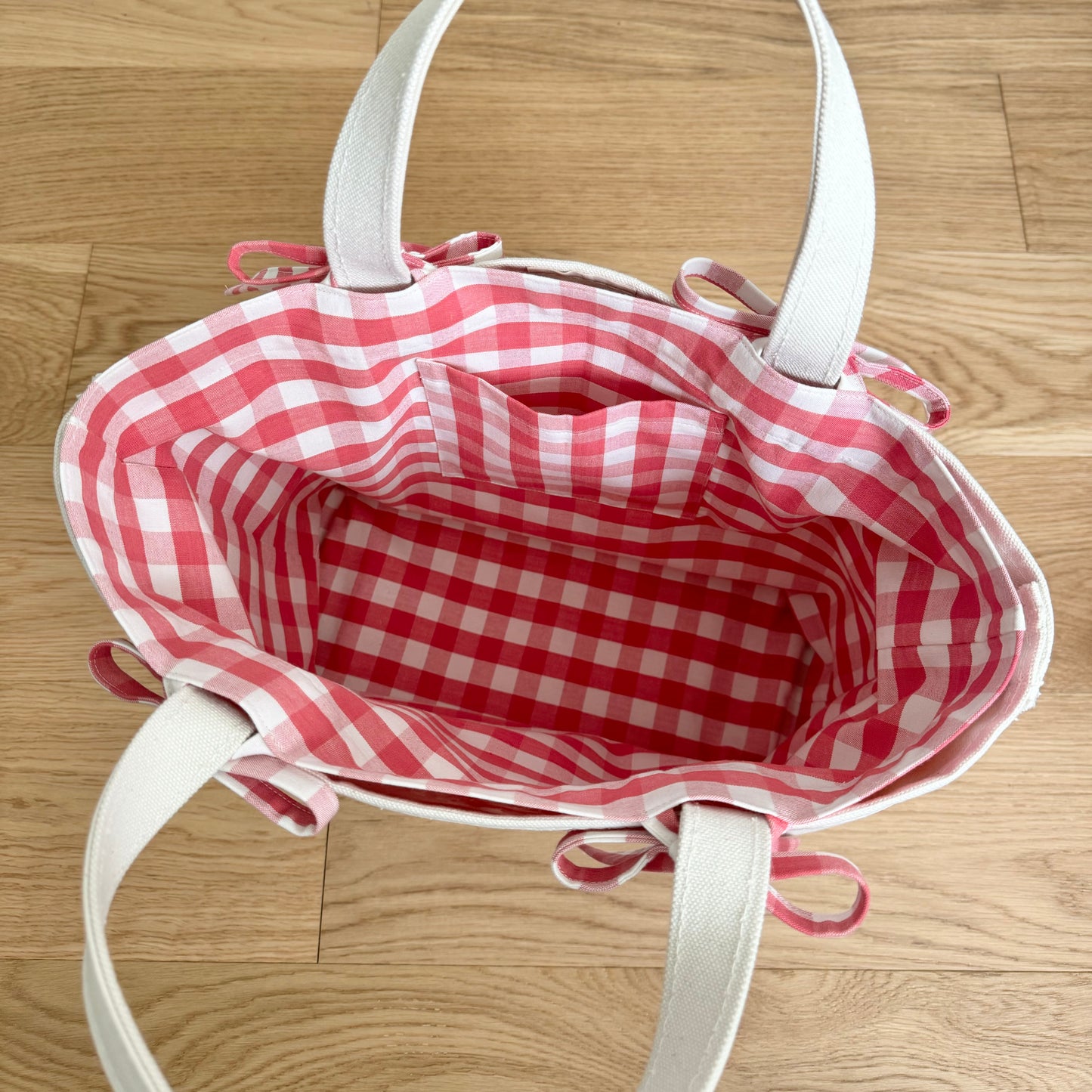 Tie-On Medium Liner - Schumacher Elton Cotton Check