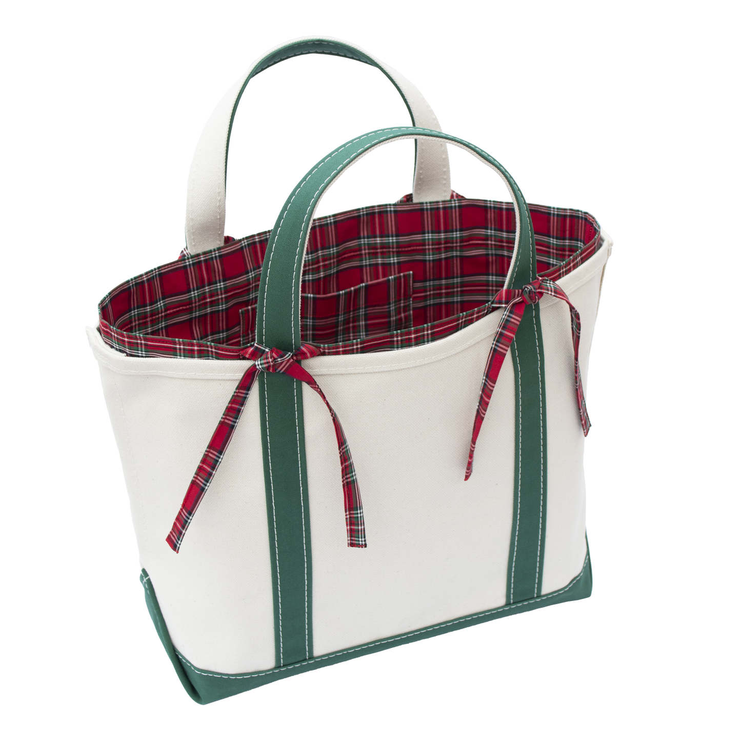 Red Tartan Medium Tie-On Liner - Knot Ties