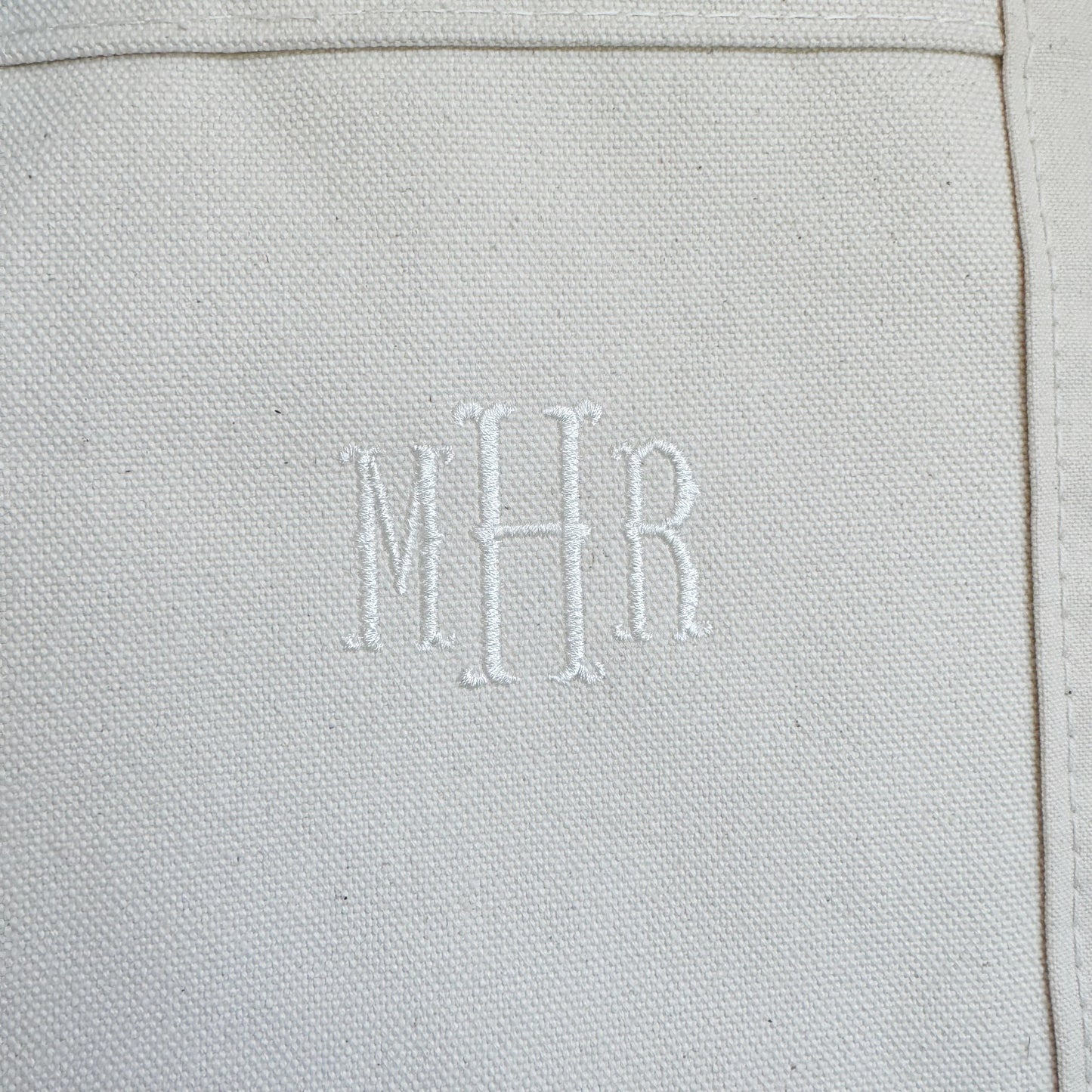 Schumacher Elton Cotton Check Tote - Monogram