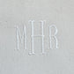 Red Seersucker Monogrammed Toiletry Bag