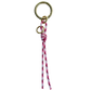 Snake Knot Bag Charm - Raspberry