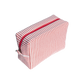 Red Seersucker Monogrammed Toiletry Bag