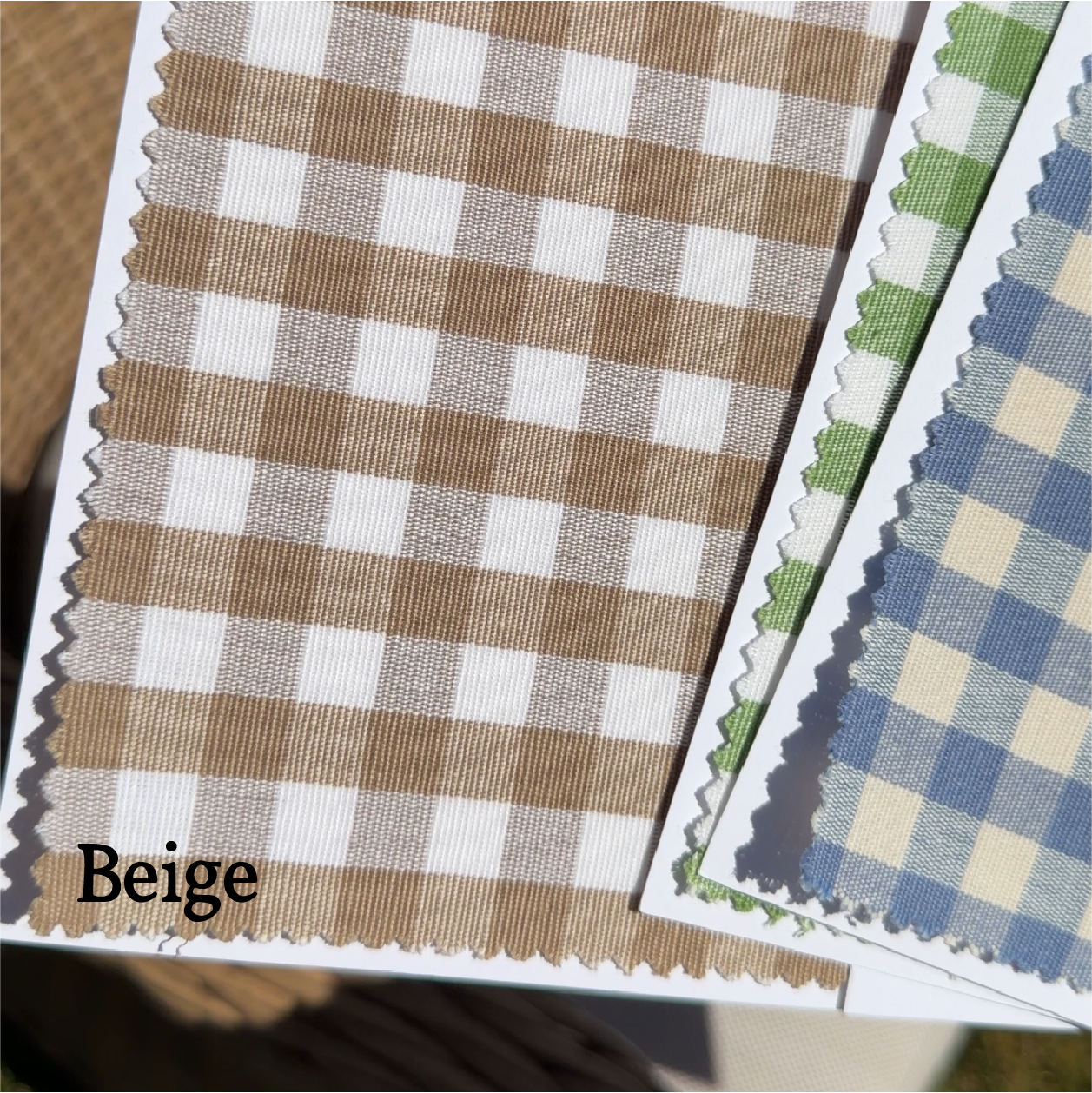 Medium Tie-On Liner - Small Gingham - Knot Ties