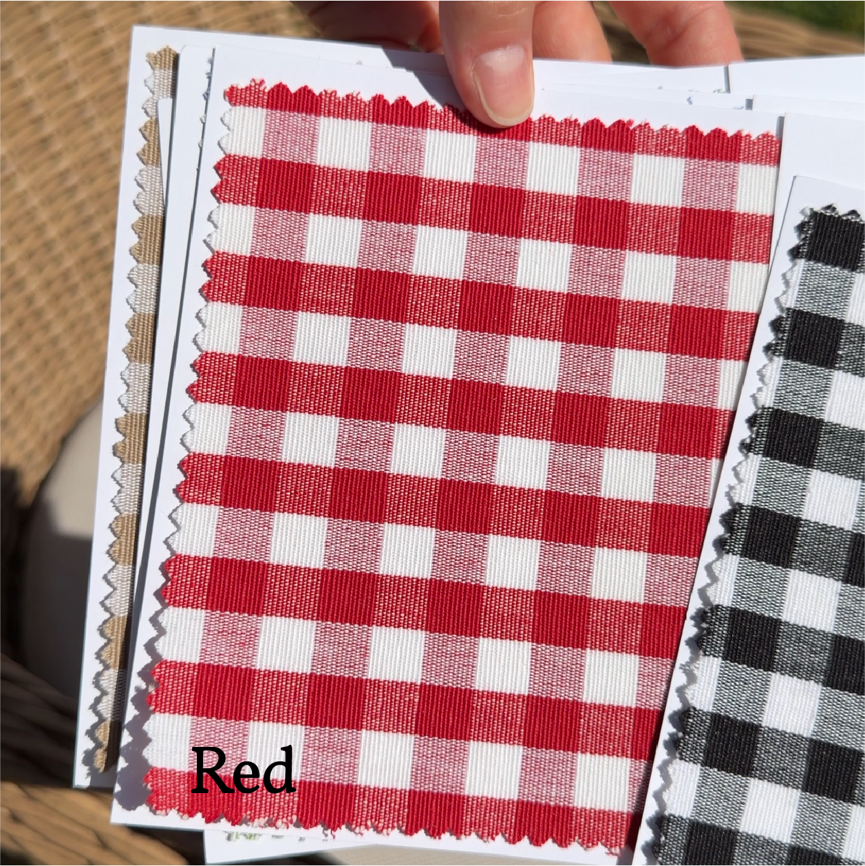 Medium Tie-On Liner - Small Gingham - Knot Ties