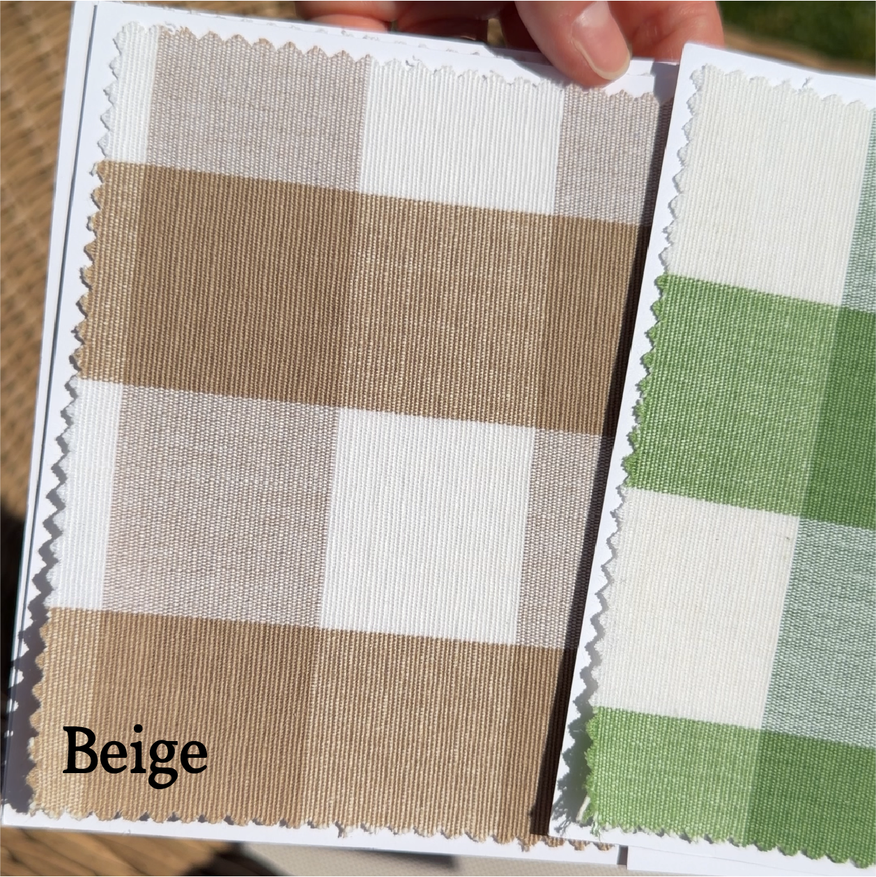 Small Tie-On Liner - Large Gingham - Knot Ties