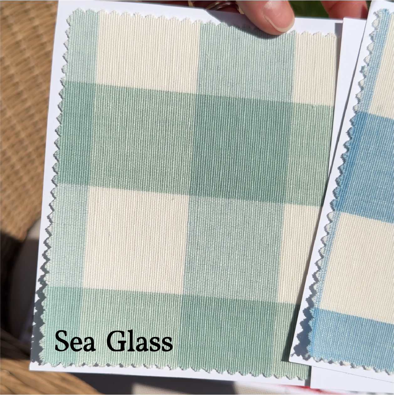 Small Tie-On Liner - Large Gingham - Knot Ties