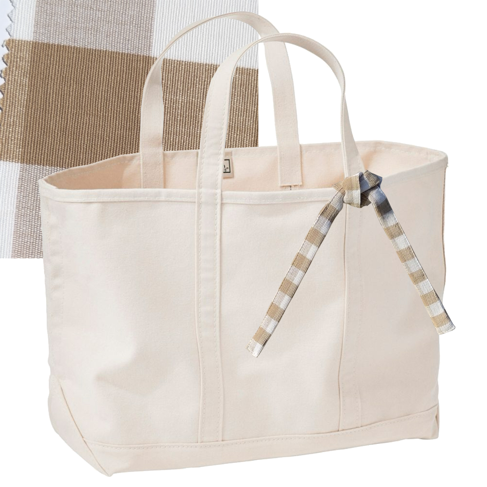 Large Tie-On Liner - Large Gingham - Knot Ties