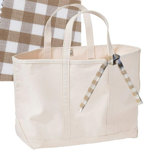 Large Tie-On Liner - Small Gingham - Knot Ties