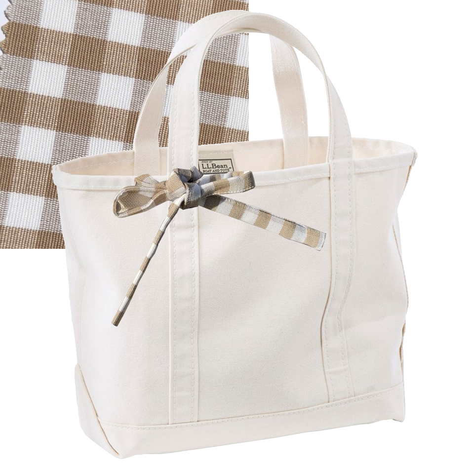 Medium Tie-On Liner - Small Gingham - Bow Ties