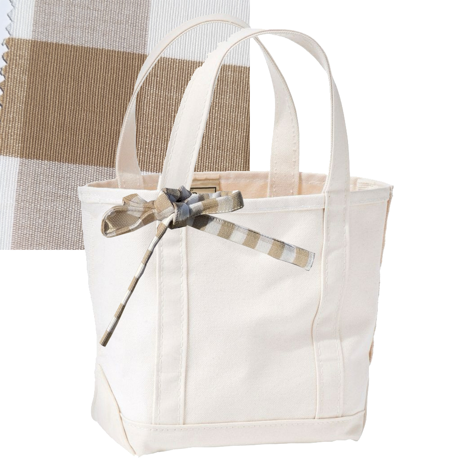 Small Tie-On Liner - Large Gingham - Bow Ties