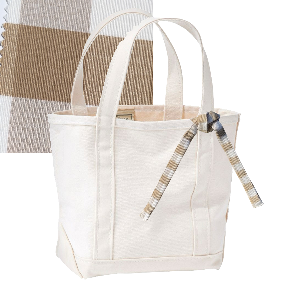 Small Tie-On Liner - Large Gingham - Knot Ties